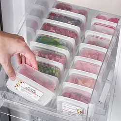 Food Storage Containers Freezer Portable Boxes Cheese Refrigerator Sub-Packed Fruit Fresh Flower Preservation Box Microwaveable