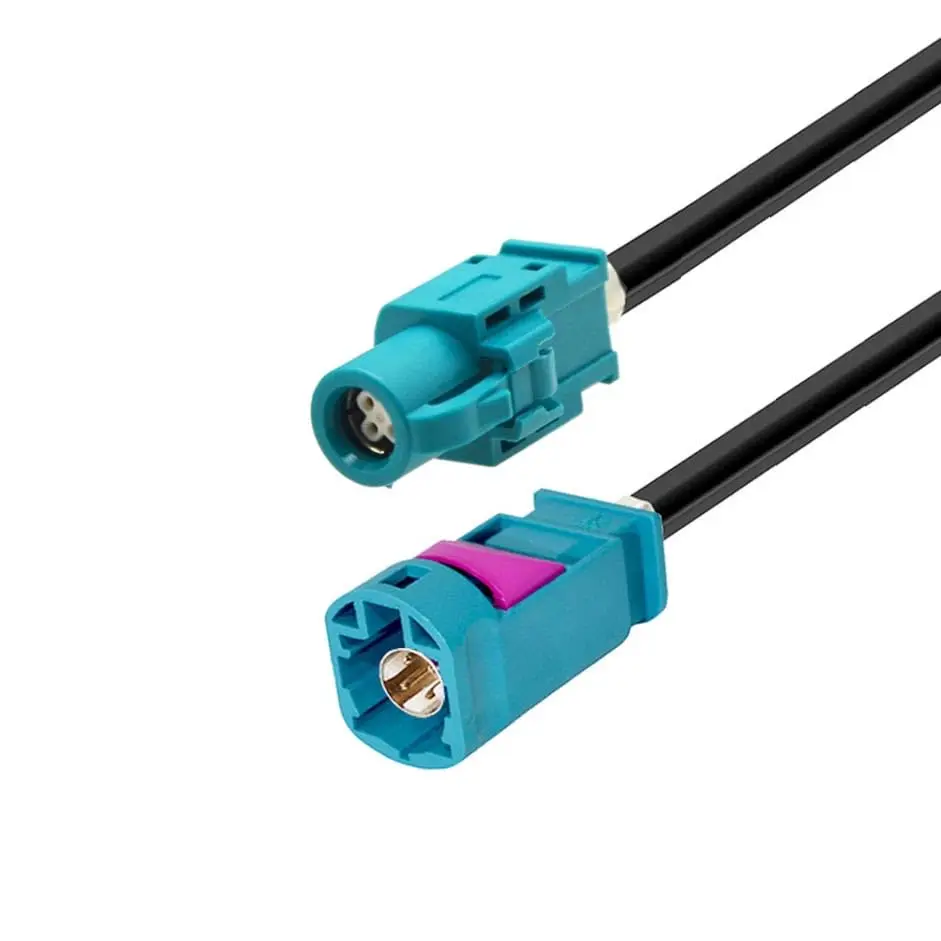 HSD LVDS Cable Z Code Straight Adapter 50C Automotive Camera Video Extension