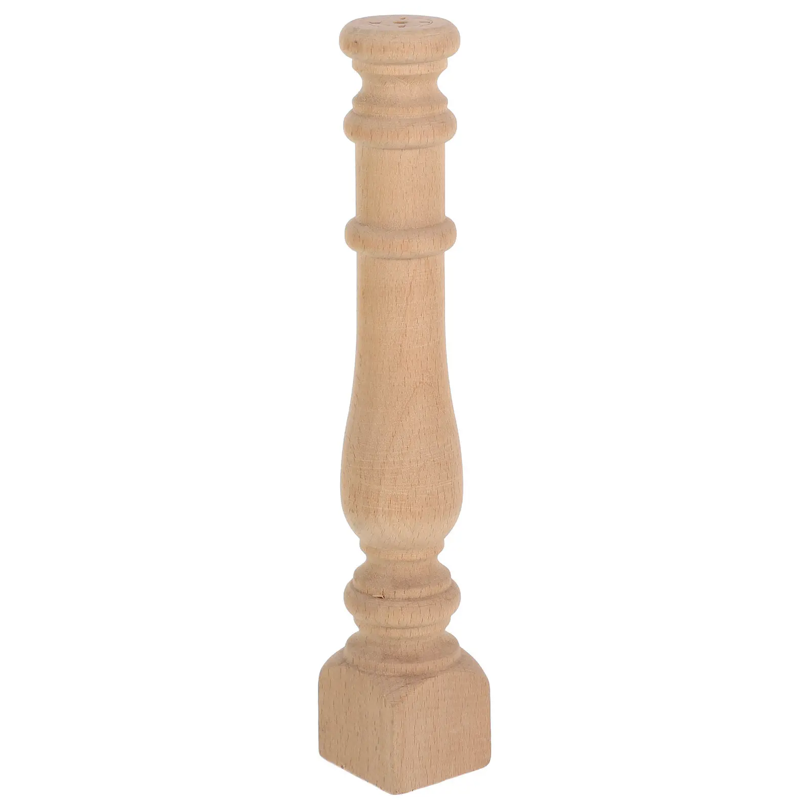 Solid Wood Spindles Wine Column Head Accessories Storage Decorative Railings Safety Unpainted Craft Spindles