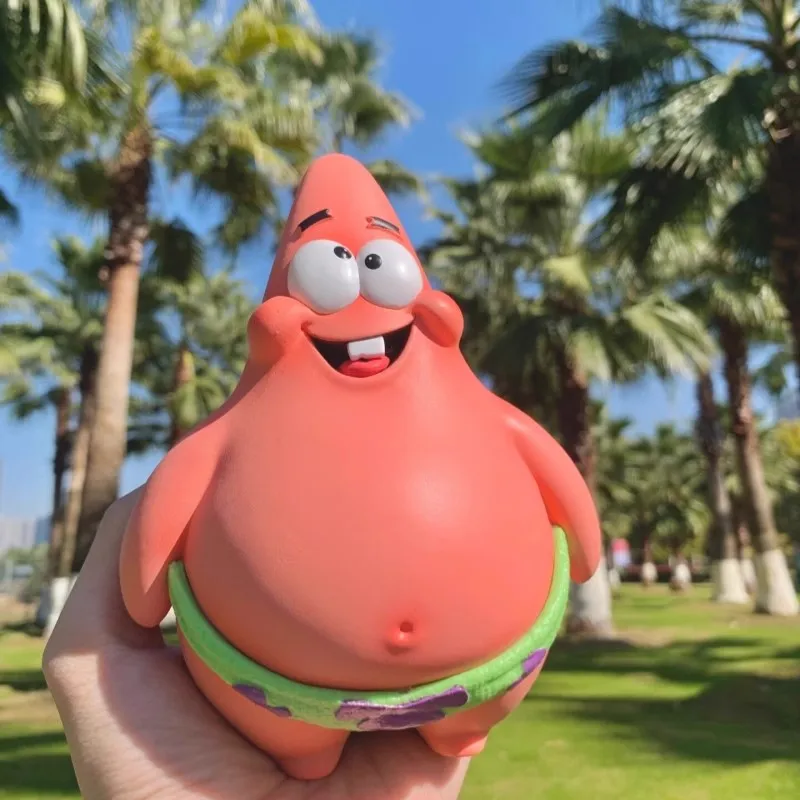

16.5cm Patrick Star Action Figure Toy Spongebob's Friend Patrick Cartoon Cake Decoration Gifts PVC Figure Toys for Children