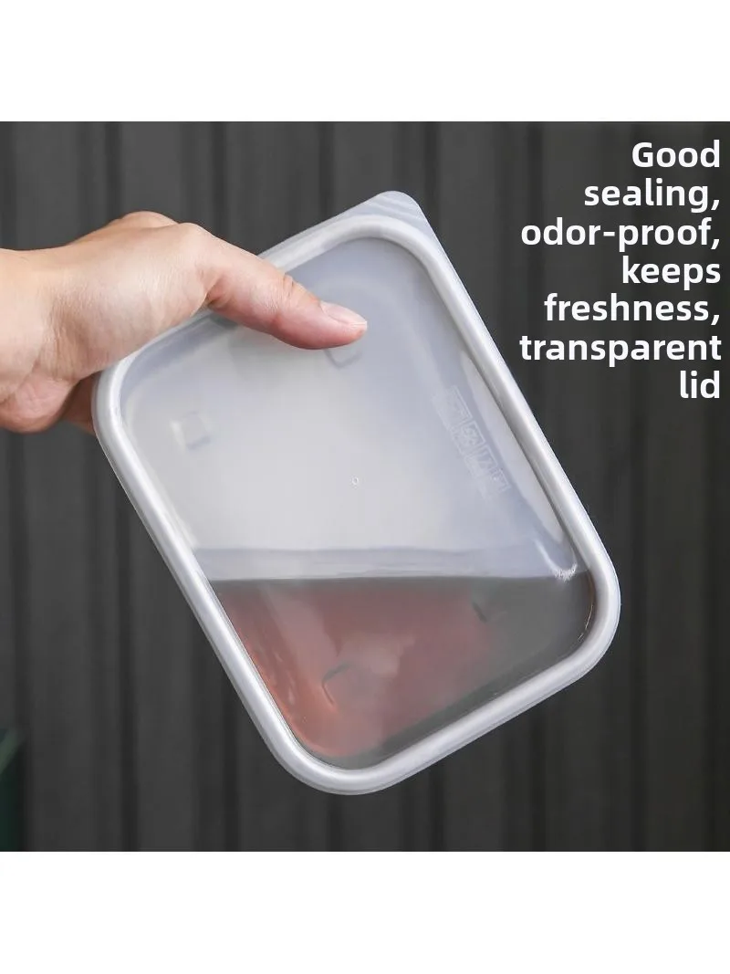 

Большой ящик для хранения продуктов Capaci, контейнер для консервации Sed Fren из нержавеющей стали 304, для холодильника, кухонного органайзера...