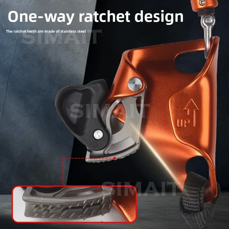 High Altitude Tree Climbing Knee Ascender Foot Strap with Elastic Rope