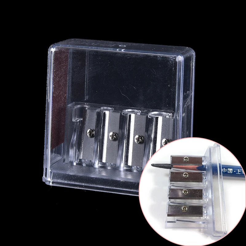 4 Holes Multi-functional Sharpener For Charcoal Pencil Sketch Pencils Drawing