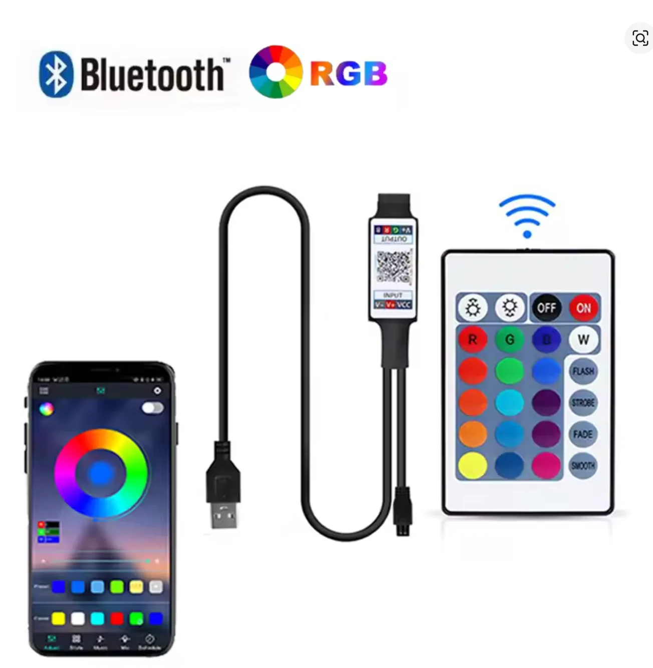 APP with 24key remote