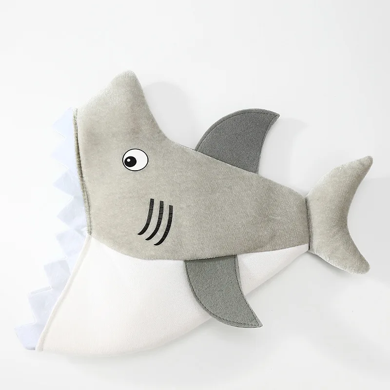 Creative Stereoscopic Plush Shark Hat Halloween Costume For Adult Funny Animal Hats