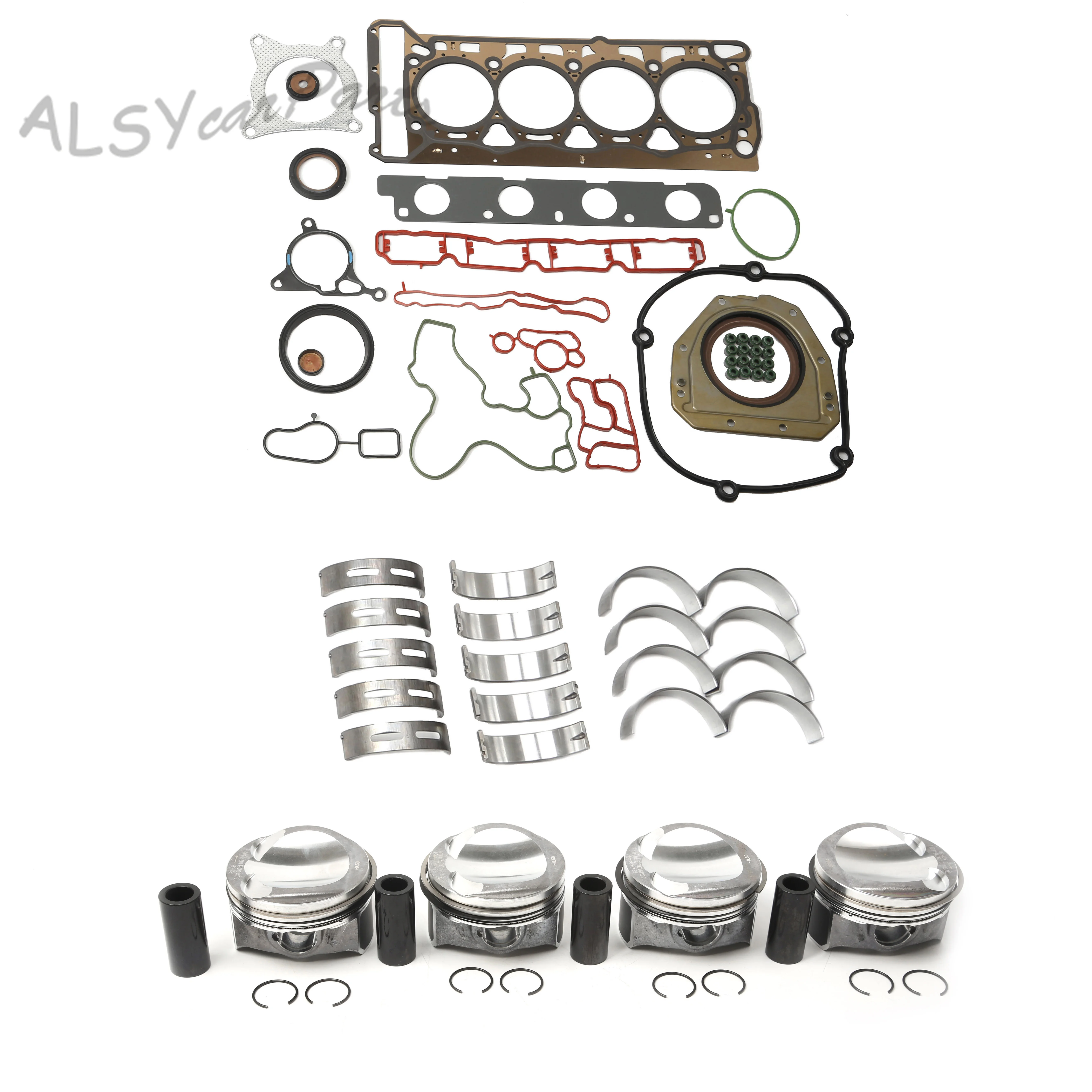 

Engine Repair Kit Pistons Pin 23MM Oversize 0.5MM 06H107065DL For AUDI A4 B8 Q3 Q5 Seat LEON Skoda SUPERB II VW JETTA III EOS