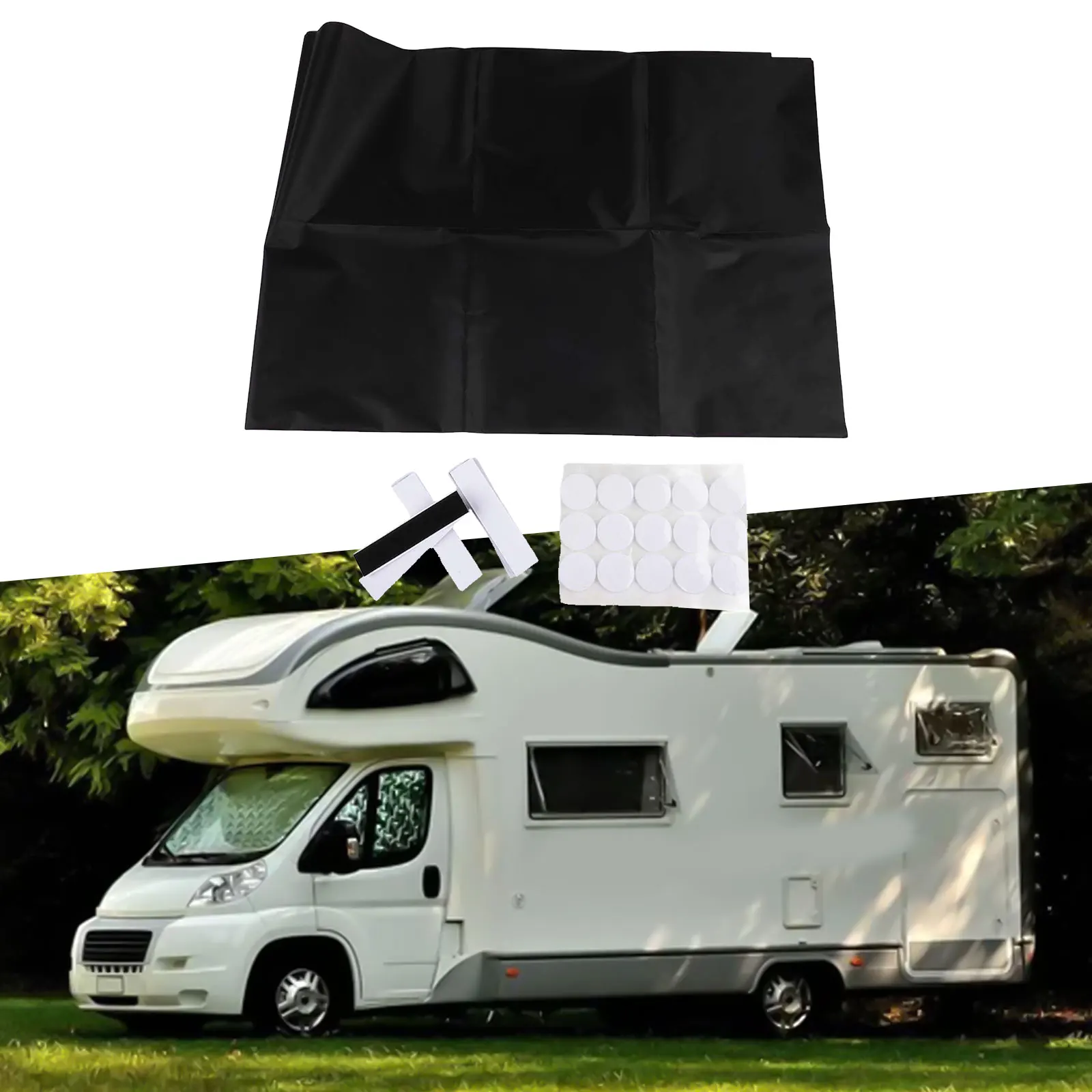 

Bedroom Accessories 100*200cm Blackout Curtain Blackout Curtain For Car Trips Car Window Shade 420D Oxford Fabric