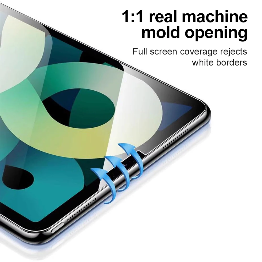 مجموعة محاذاة تلقائية من الزجاج المقسى لجهاز iPad Air 13 11 5 4 Pro 13 12.9 A16 11th 10th Gen واقي شاشة لجهاز Mini 6 7th 8th 9th #3