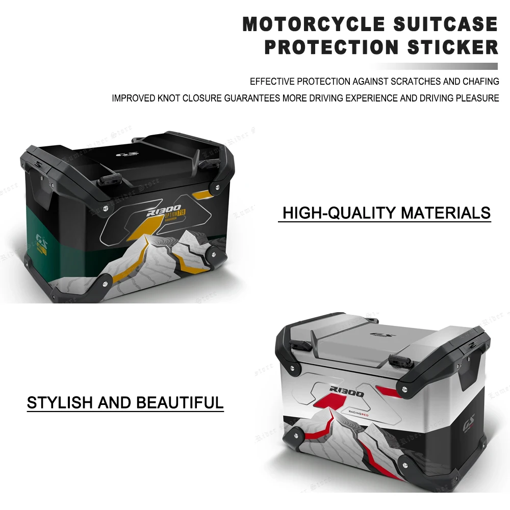 For BMW R 1300 GS ADV R1300GS 2025 Motorcycle Vario Case Sticker Side Boxes Panniers Luggage Protection Decals