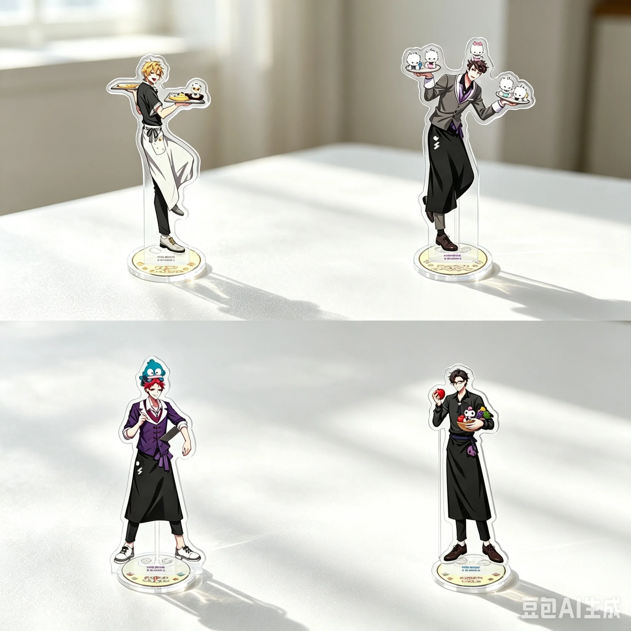 Anime Acrylic Stand Model Hypnosis Mic Bookshelf Decoration Lovely Products High Definition Images Bookshelf Decoration Keychain