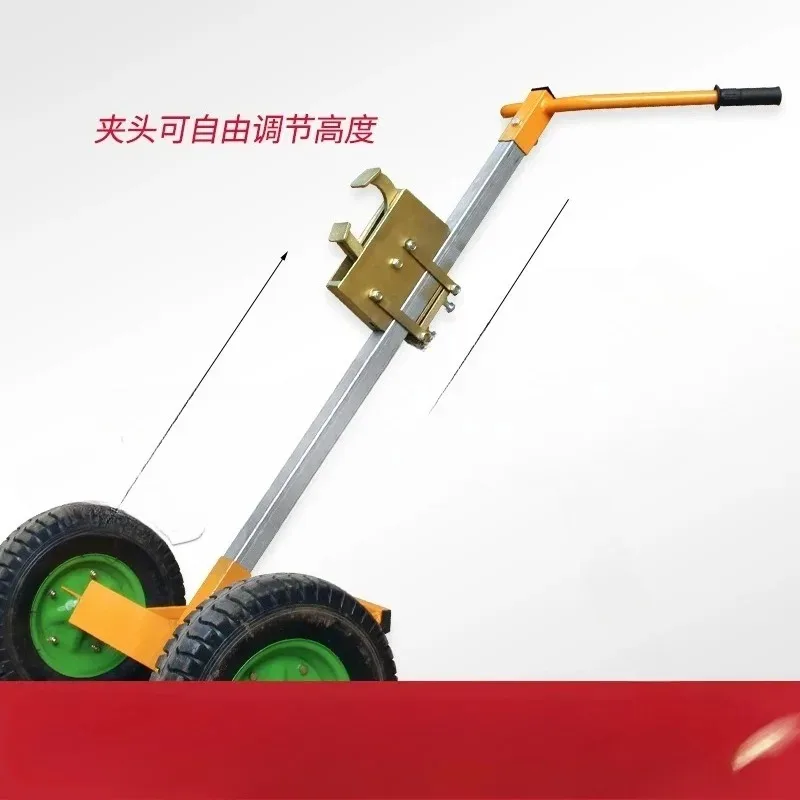 Automatic mouth biting and handling oil drum mobile simple operation truck Iron drum plastic drum pulling truck DE450D