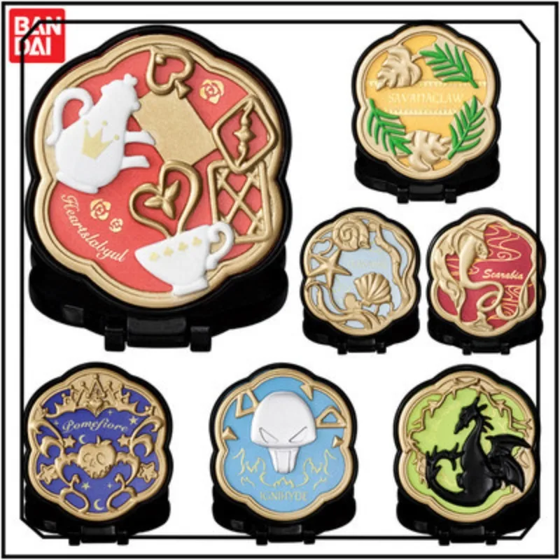 

Bandai Disney Twisted-Wonderland Makeup Mirror Gashapon Dormitory Mini Portable Small Mirror A Set Gifts