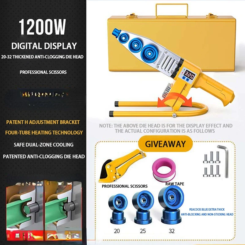 20Mm 110Mm Socket Fusie Verwarming Machine Plastic Water Pijp Lassen Machine