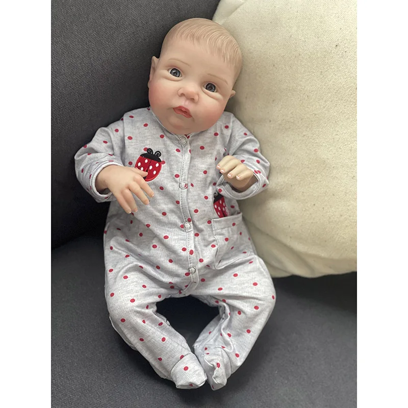 

48CM Soft Cotton Body Doll Miley with 3D Skin Multiple Layers Painting with Visible Veins Soft Touch Doll Gifts