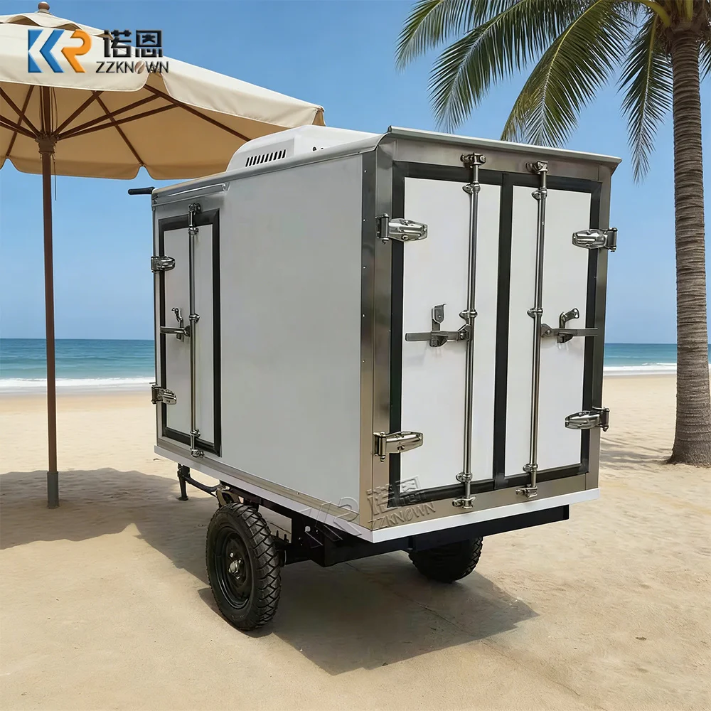 

Large Capacity Temperature Controlled Refrigerated Truck Custom Built Cold Storage Trailer for Frozen Food Delivery
