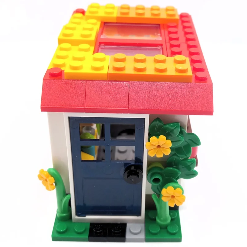 160 قطعة MOC BYGGLEK هوت دوج حامل نموذج كلاسيكي اللبنات لعبة العمارة هدية الكريسماس لتقوم بها بنفسك التعليم الإبداعي عيد ميلاد #2