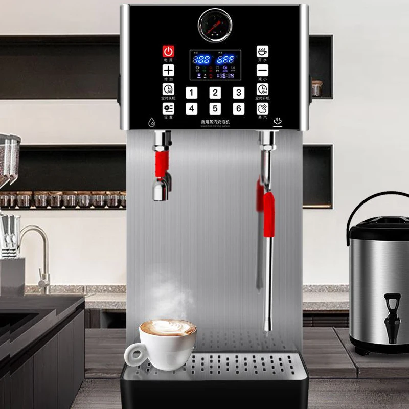 2200W Commercial Milk Frother Machine Coffee Milk Bubble Maker Espresso Coffee Milk Froth Maker Steam Machine