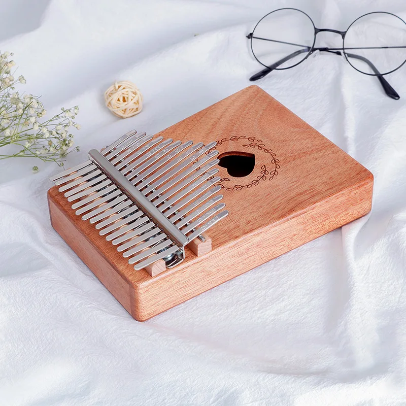 17 Tasten Kalimba Professional Daumen Klavier hochwertige Mahagoni Kalimba 17 Tasten Finger Klavier tragbare Tastatur Instrument