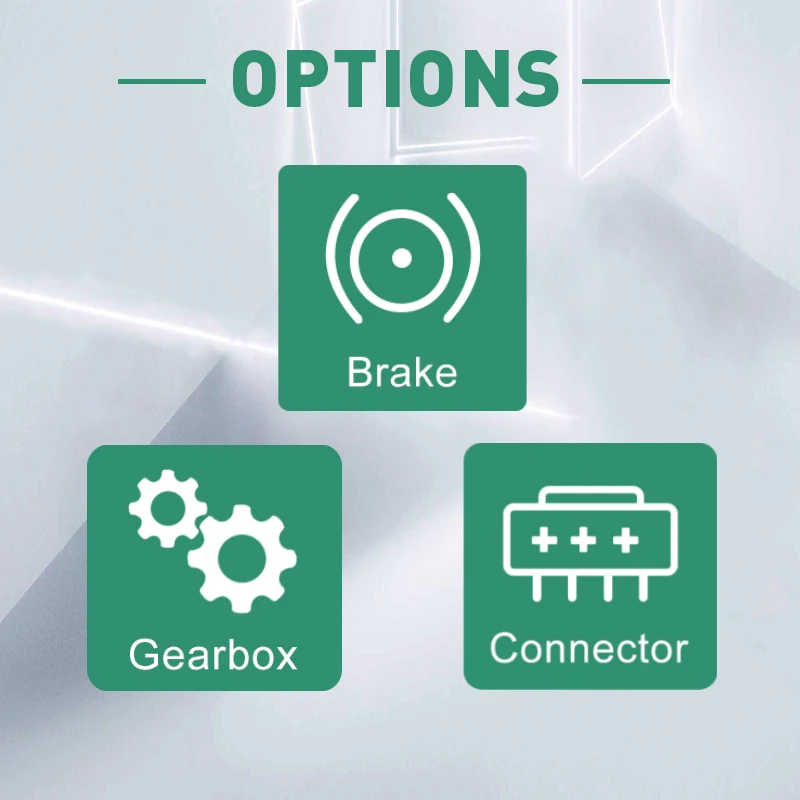 محرك كامل 60 مللي متر NEMA24 48 فولت 220 فولت 400 وات 5000 دورة في الدقيقة 6000 دورة في الدقيقة أقصى سرعة التشفير البصري التزايدي محركات مؤازرة مع وحدة تحكم