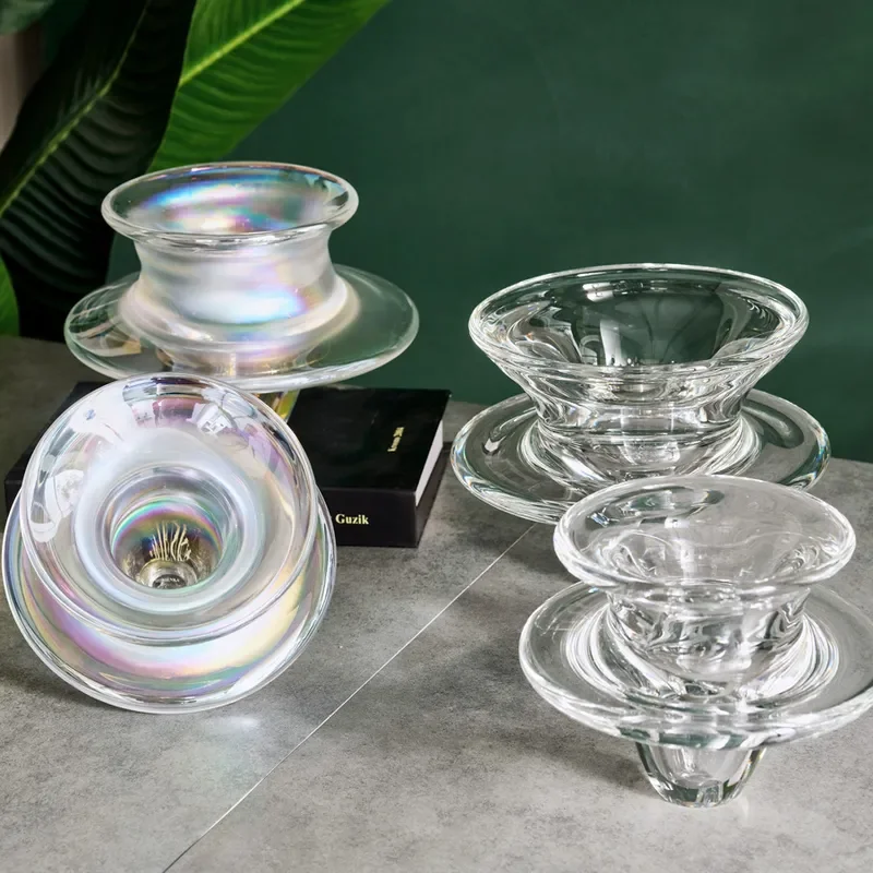 Modern Colorful Crystal Glass Vase Creative Art Home Decor Simple Tumbler Style Office Soft Decoration Unique Design Piece