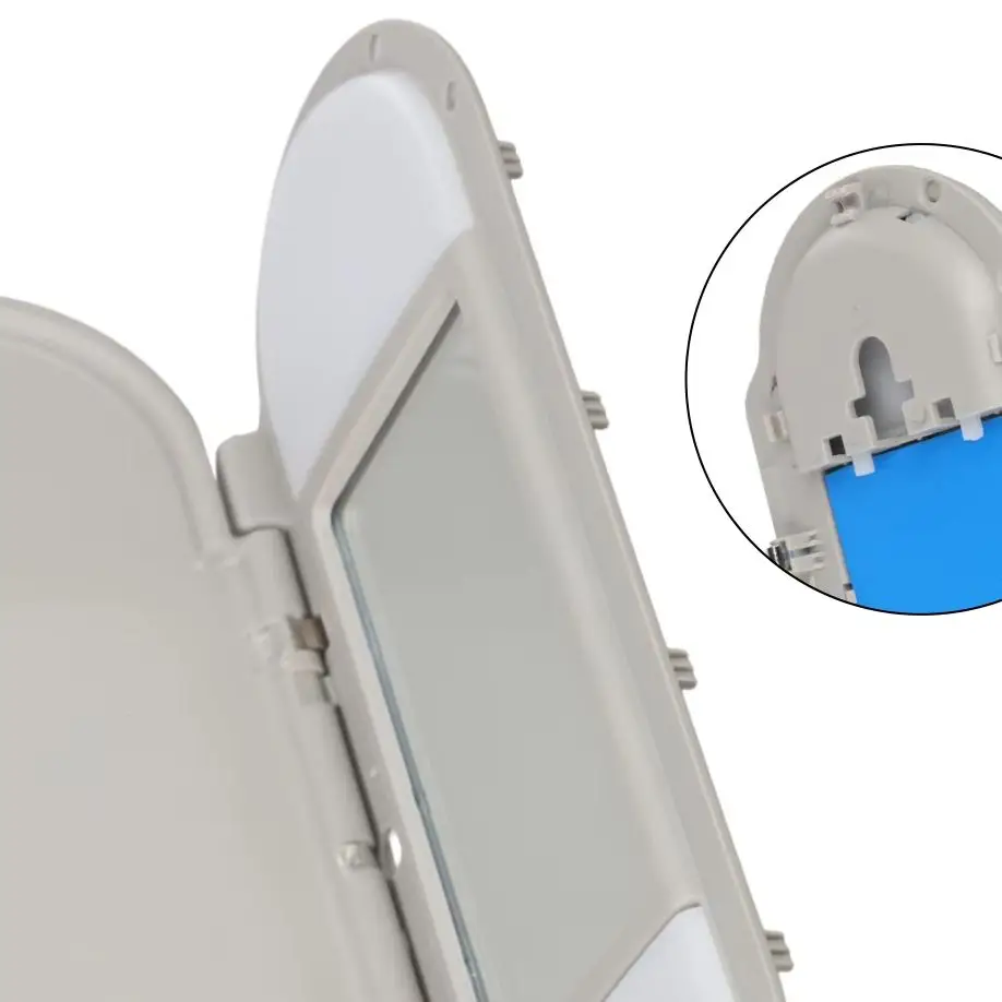 

Серый чехол для зеркала солнцезащитного козырька 51167366950 для MINI Cooper F55 F56 F60 2015-2022, прямая замена, высокое качество