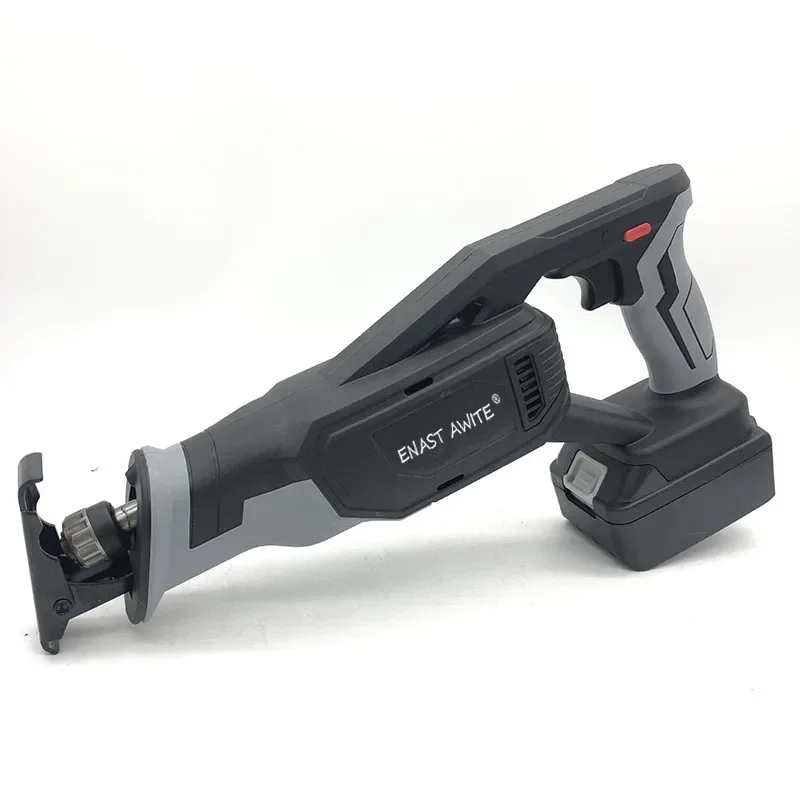 l # Rechargeable  Power Saber Saw Cordless Electric Reciprocating Saw Wood Metal PVC Tube Cutting Blades Handheld logging saws