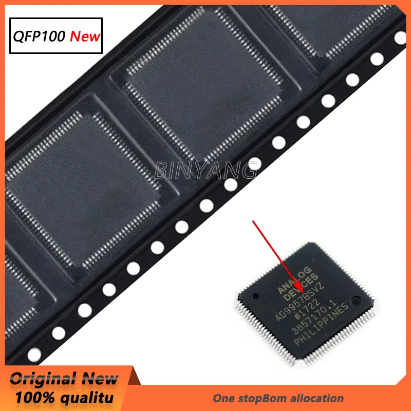 

(5piece)100% New AD9957BSVZ AD9957 QFP100 In Stock Chipset