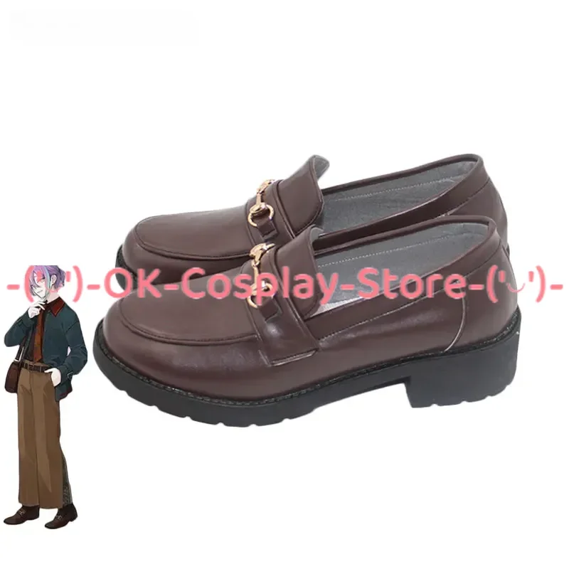 Kamishiro Rui zapatos de cuero PU para Cosplay, botas de Carnaval para Halloween, utilería hecha a medida