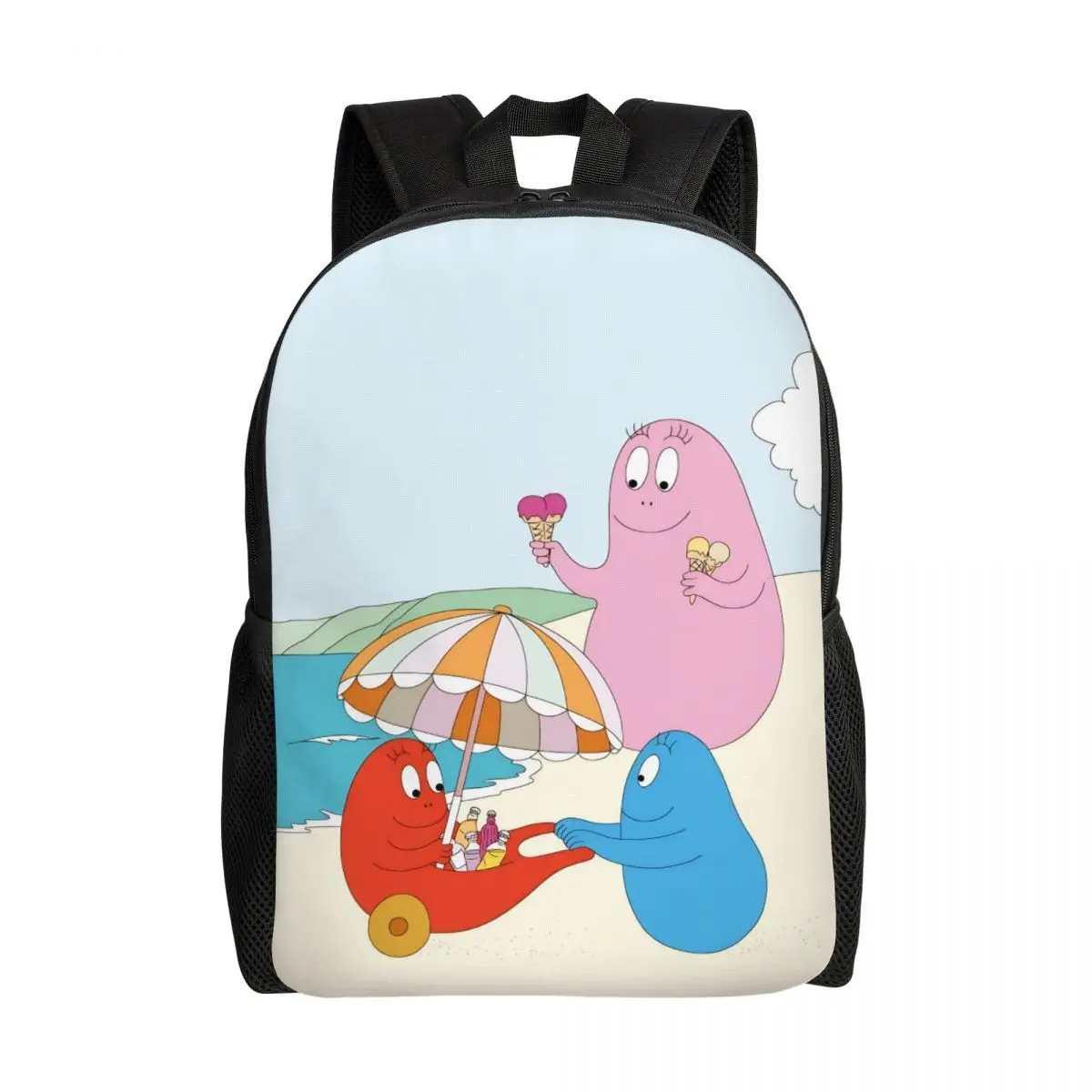 

Kawaii Barbapapa мультяшный маленький детский рюкзак для девочек и мальчиков, милые рюкзаки для детского сада, школьная сумка