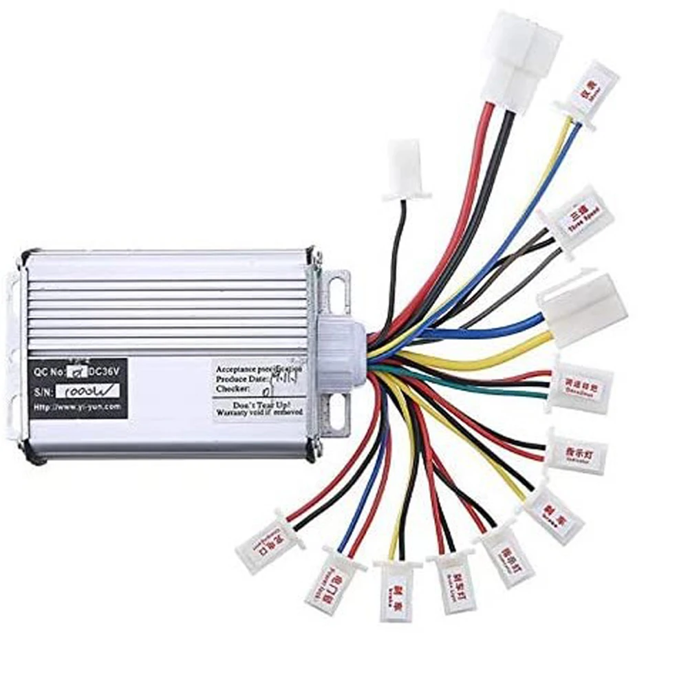 36V/48V 1000W Motor Speed Controller Electric Bike Brush Controller 30A DC Brush Speed Controller for Electric Bicycle Parts