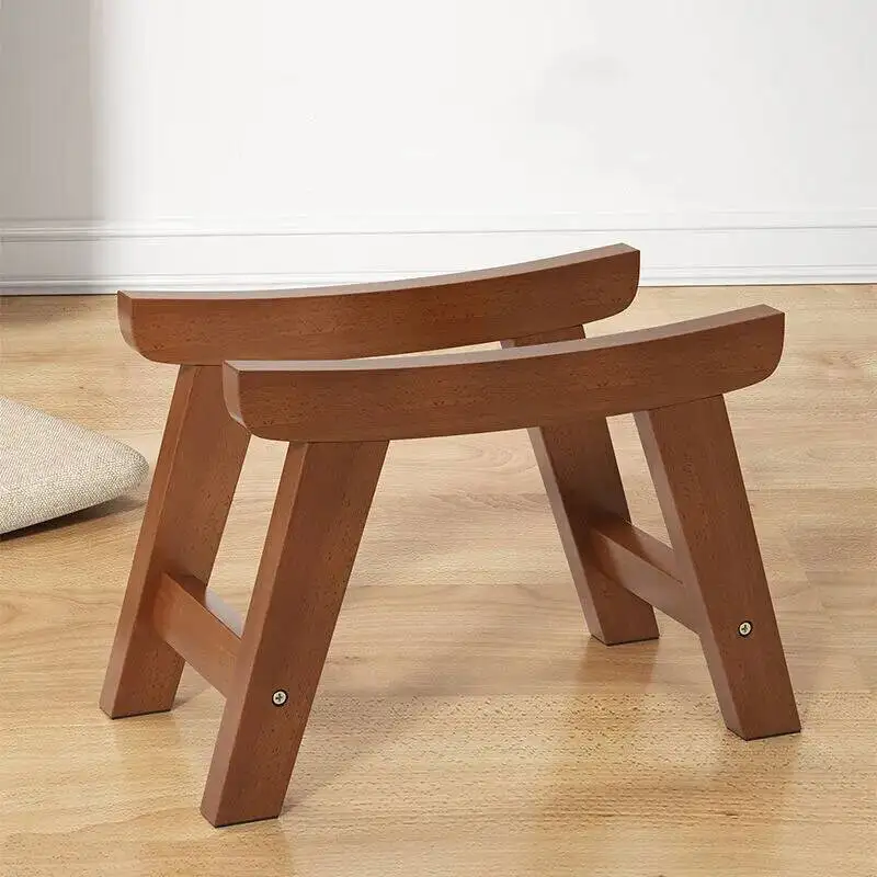 

Nordic Solid Wood Small Square Stool Living Room Cloth Art Sofa Stool Low Stool Wooden Stool Foot Stool Door Shoe Stool