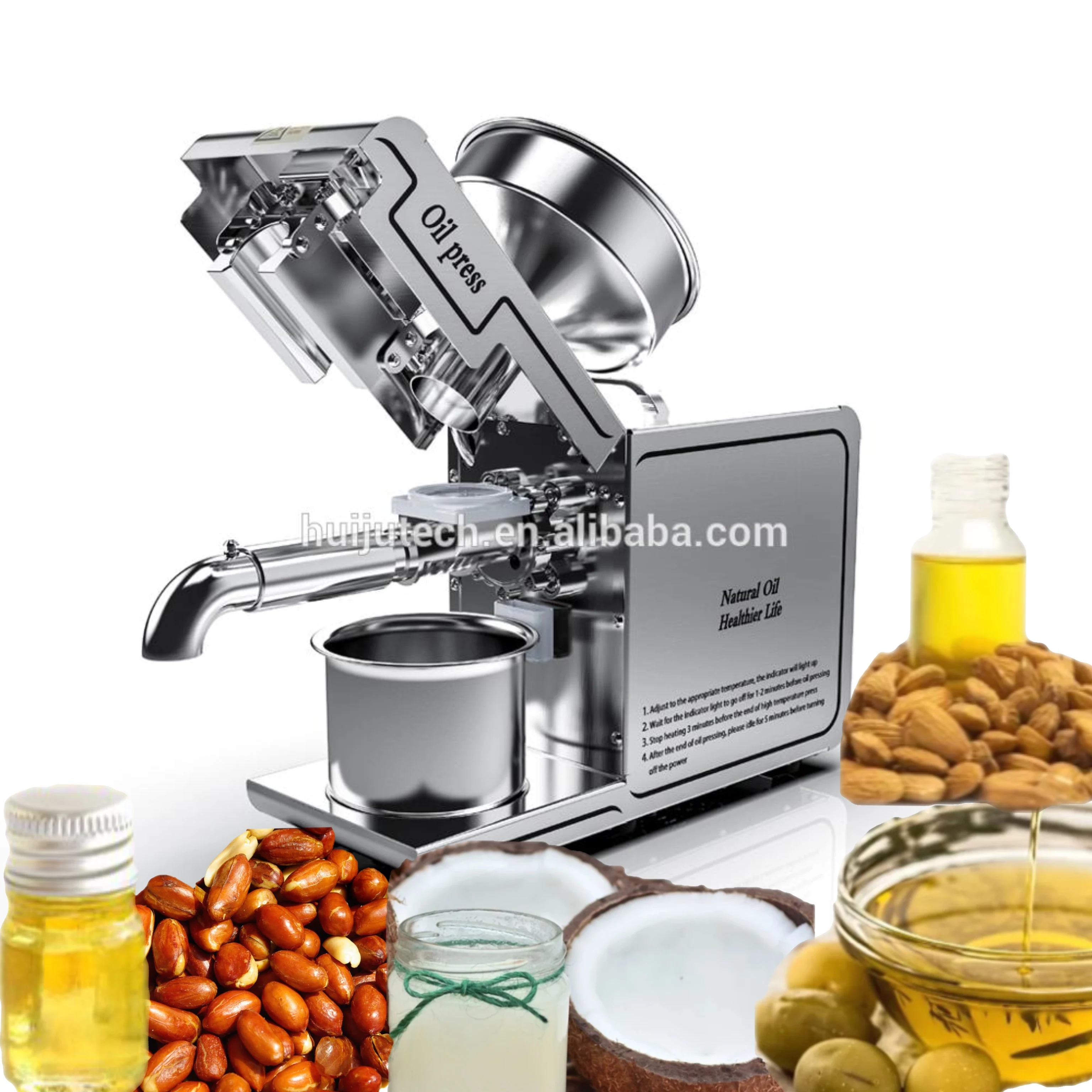 

100% Pure Essential Mini Oil Press Machine Oil Expeller Oil Extraction Machine