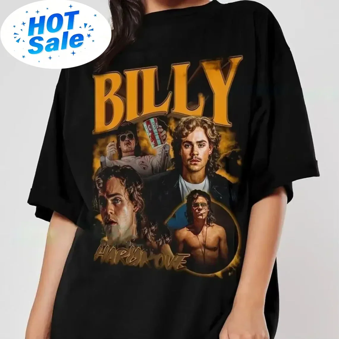 Billy Hargrove Shirt Dacre Montgomery Movie Vintage 90's Stranger Trending Tee TV Show T-Shirt Vintage Graphic Tee Sweatshirt
