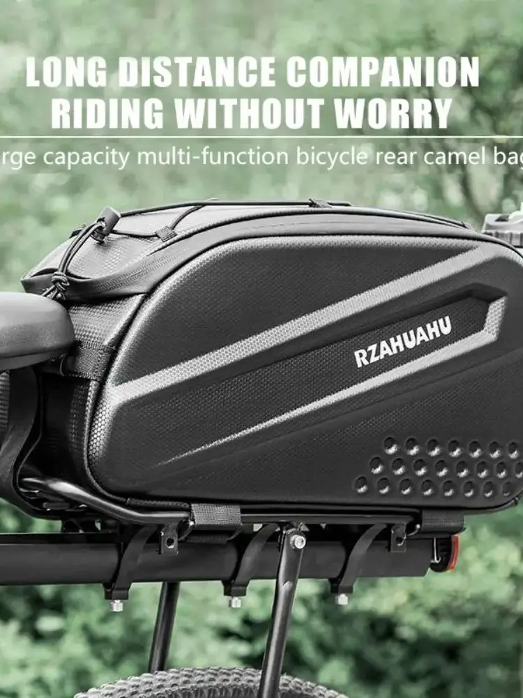 AliExpress Bicycle Carrier Bag Large Capacity Bike Bags Foldable Rear Seat Bag Bike Rear Basket Waterproof Pannier Trunk Seat Saddle Bags