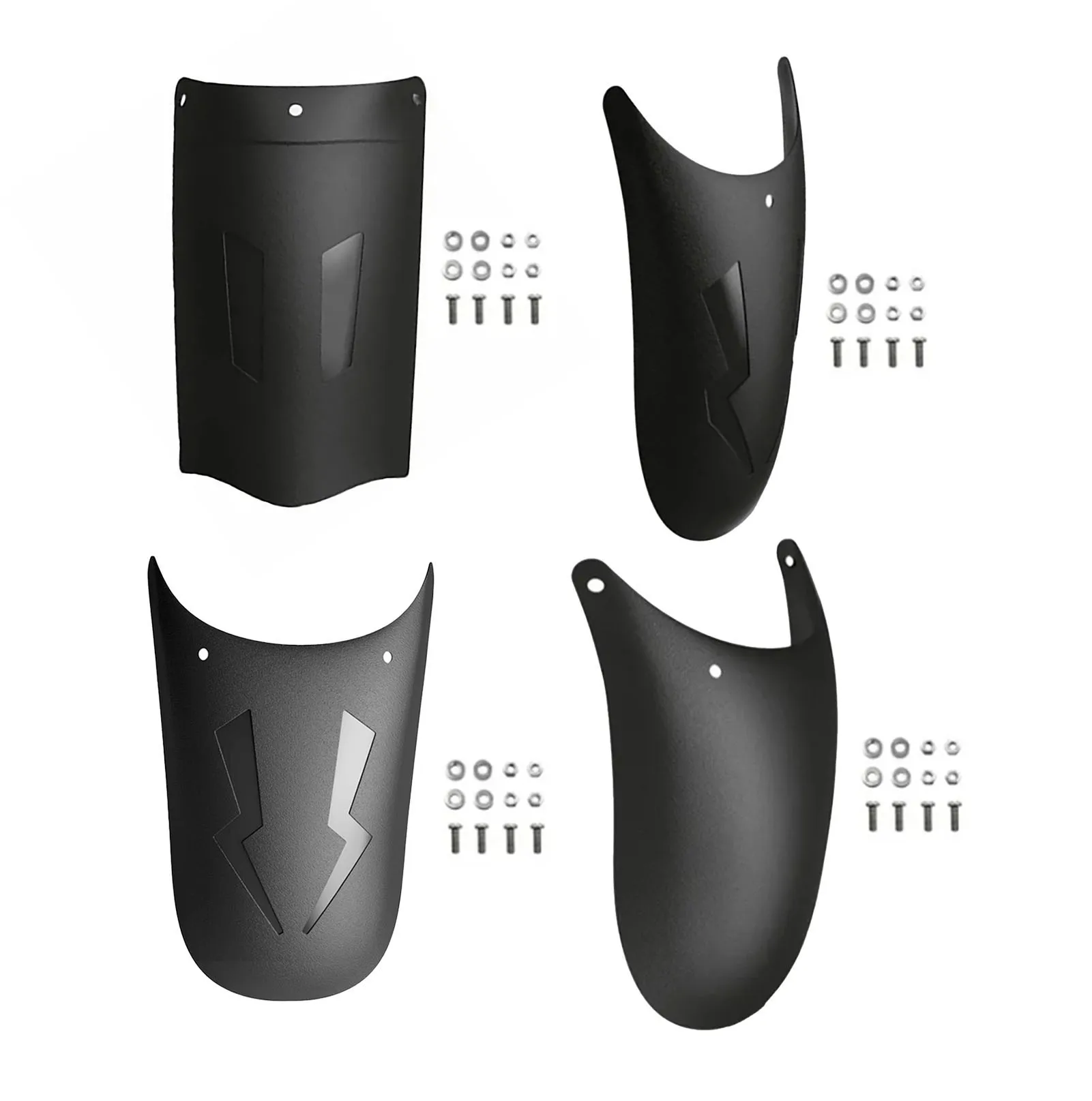 Garde-boue avant de moto en plastique, excellente résistance, motif unique, garde-boue pour moto