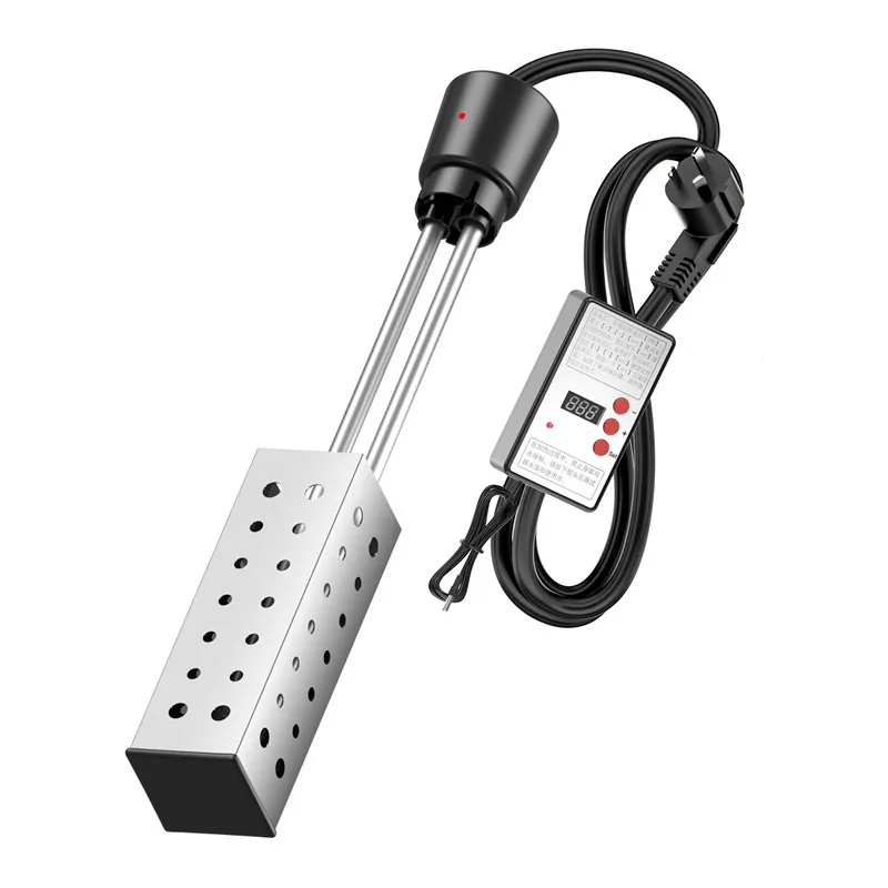 Calentador eléctrico termostático de inmersión portátil para baño y piscina, elementos de calentamiento de agua, Caldera, 2500W, 1500W