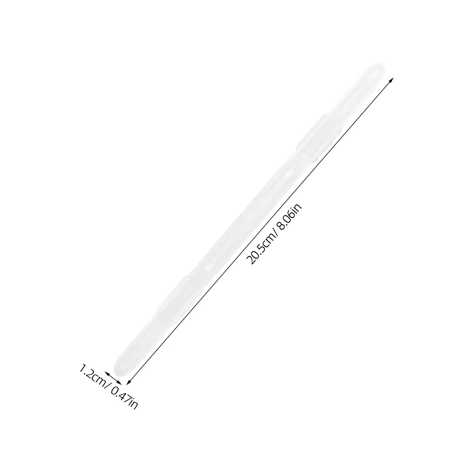 20 Pcs Binder Planner Folder Colorless Photo Album Binding Spine Combs Punch Mechanisms Clips Student