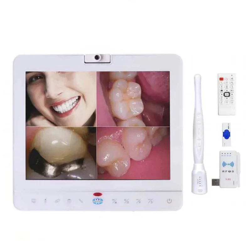 

MD1500W 15-Inch White Monitor & Wireless Intraoral Camera System with VGA+VIDEO Digital Viewer