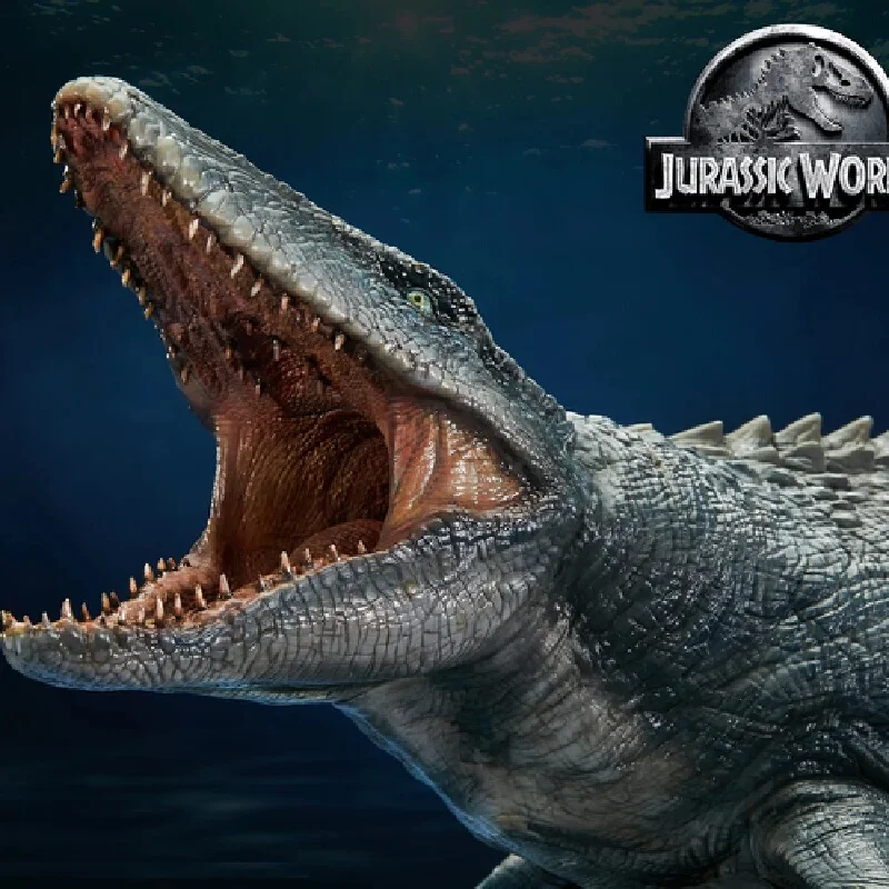 Limite autêntico wanlongtang 1/35 mosasaur dinossauro jurássico brinquedo masculino modelo estátua animal decoração para casa presente