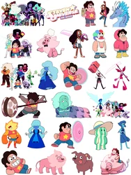 Cartoon TV Steven Universe Patches for clothes DIY kids Sticker on clothes iron on transfer