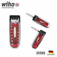 Wiha 35565 CroCo 17Pcs Mixed Bit Set - Magnetic Screwdriver Bits, Storage Box for Repair/Hand Tools