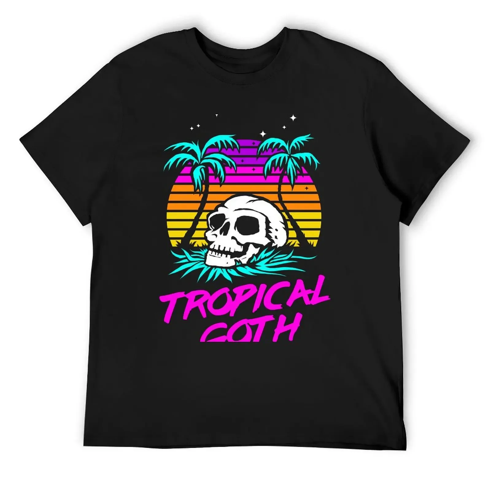 

Tropical Goth (Dead Beach Vibes) T-Shirt man clothes aesthetic clothes boys whites baggy shirts men workout shirt