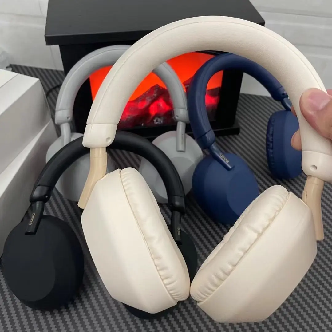 

Новинка 2025, WH, беспроводные Bluetooth XM5, наушники, головные уборы с шумоподавлением, универсальные спортивные наушники с защитой от падения