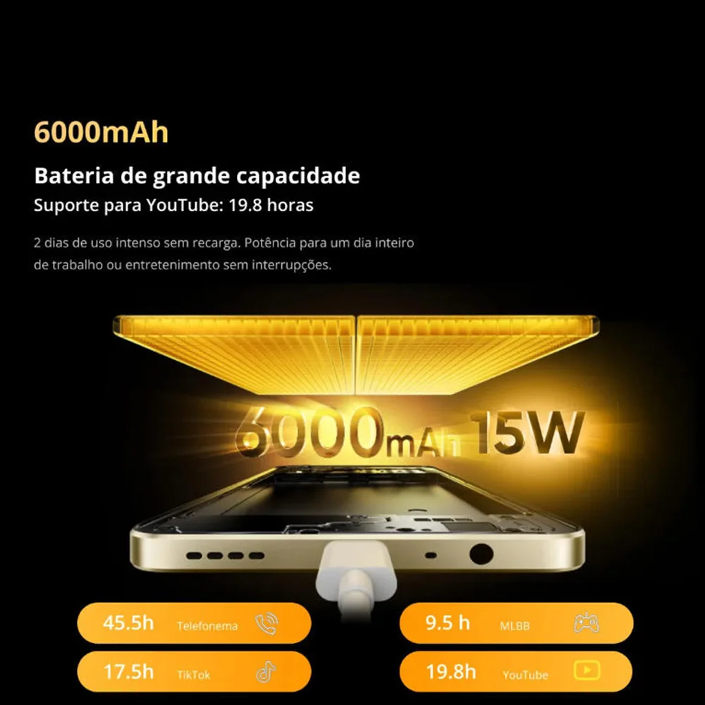 Realme Note 70 Dual Sim 256 جيجا بايت دورادو 8 جيجا بايت رام #4