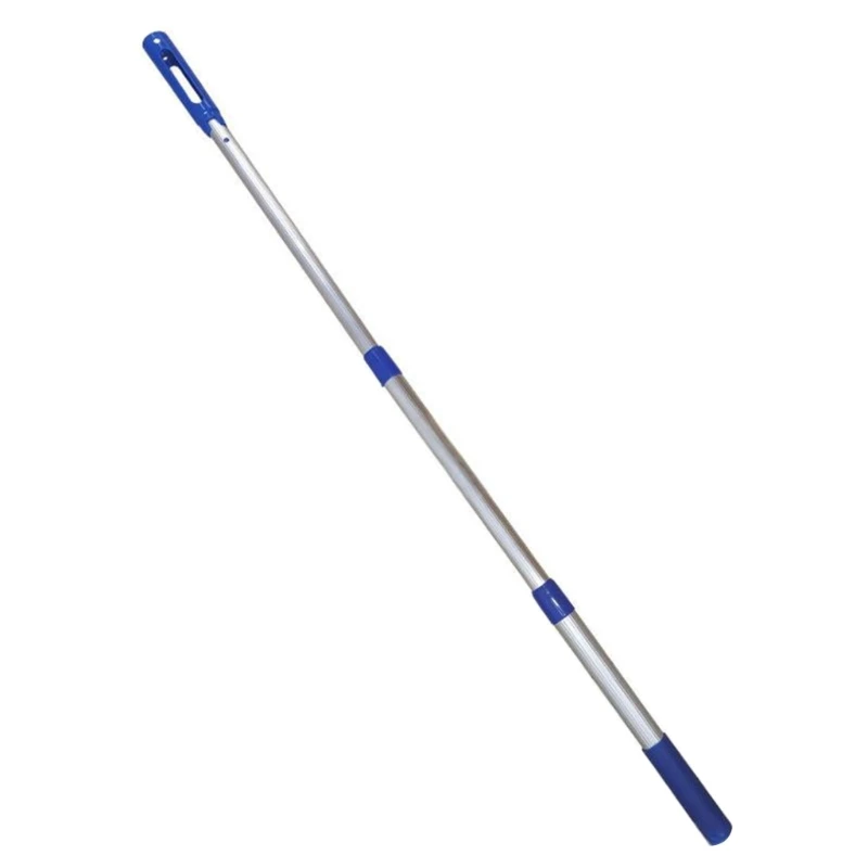 Q39E Pool Cleaning Adjustable Poles Detachable 3 Section Telescopic Rod Light Weight Aluminium Alloys Extension Poles