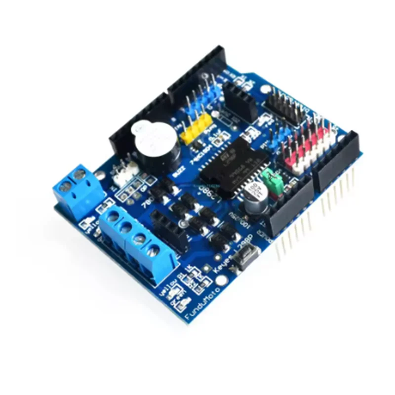 L298P PWM Speed Controller Dual High-Power H-bridge Driver ,Bluetooth Interface, L298P Motor Shield Board for