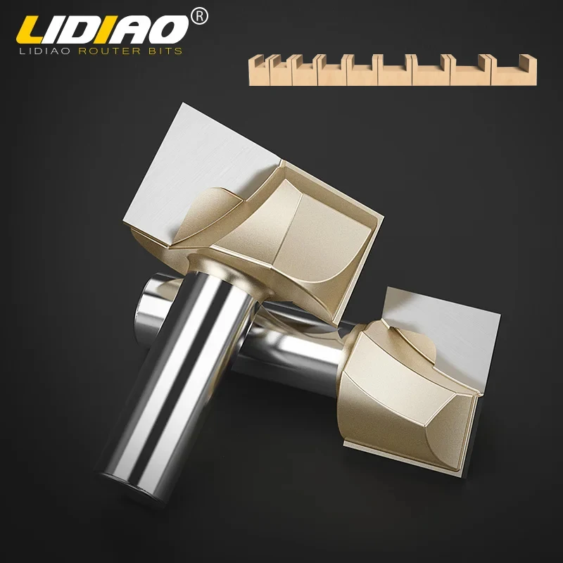 LIDIAO 6/6.35/12.7mm Shank Cleaning Bottom Engraving Router Bit Carbide Wood Milling Cutter End Mill Woodworking Tools