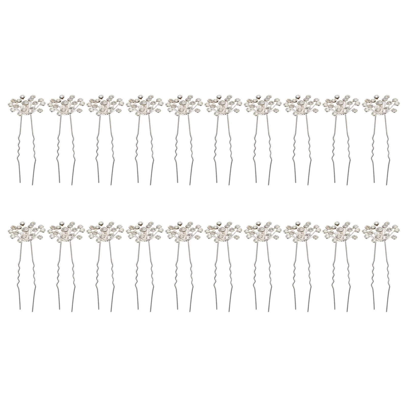 

20 шт., дрель для воды, свадебная заколка для волос, шикарная вилка для волос в форме гипсофилы, свадебный аксессуар для волос, свадебная заколка для волос