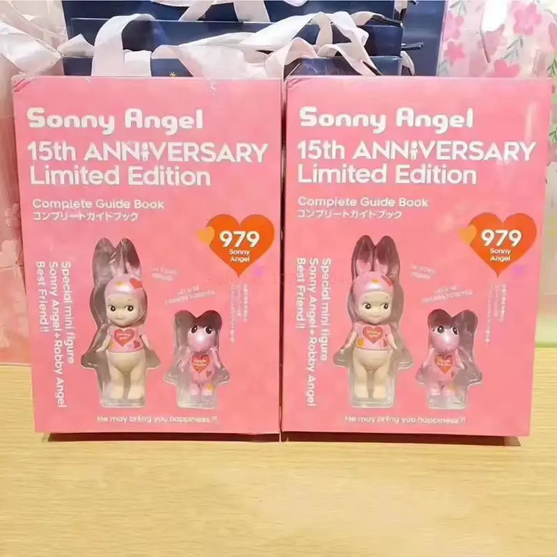 15o aniversário sonny anjo edição limitada zodíaco comemorativo pendurar cartão folheto sonny anjo mini figura novo sa coelho robby