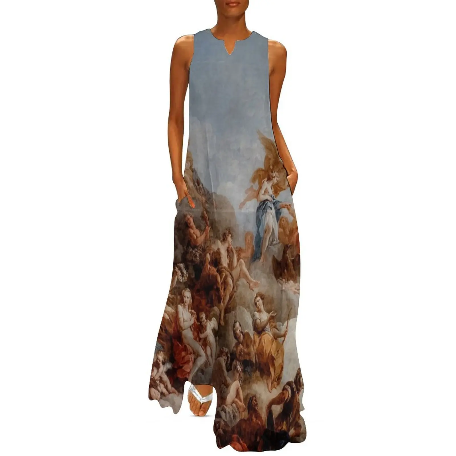 

Greek Gods Long Dress long dress women party dresses woman Women's summer dress